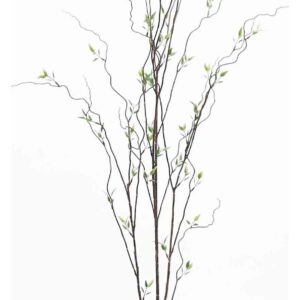 Lush 50" Faux Bean Leaf Branch | Artificial Greenery Stem